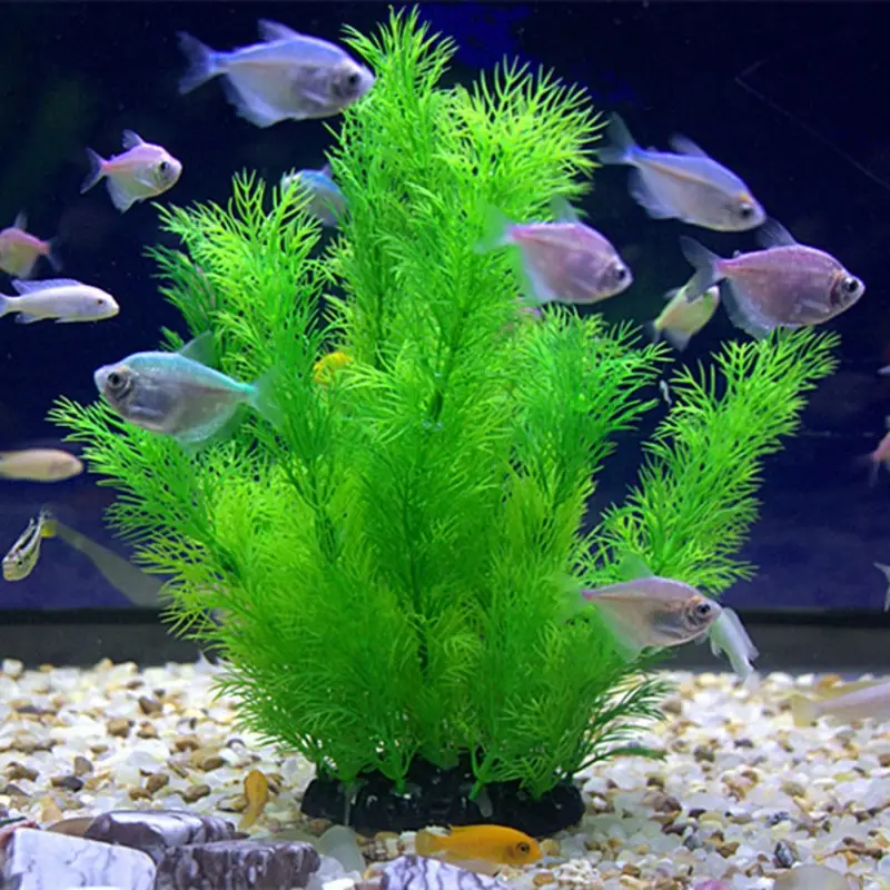 Aquarium Plant Ornament - Sztuczne rośliny akwariowe Podwodna trawa wodna