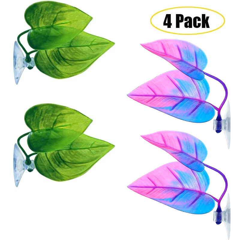 Aquarium Plant Ornament - Hamak Betta Fish Leaf symulujący naturalne