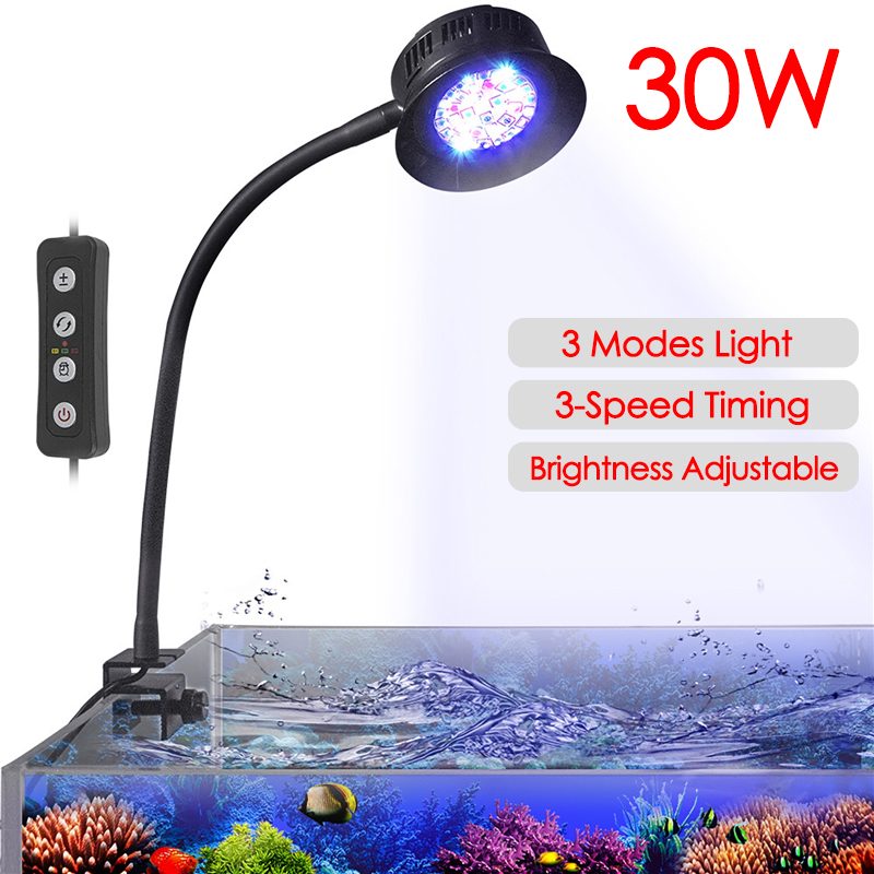 Aquarium Planted Tank Light - 30W akwarium akwarium woda morska słonowodna