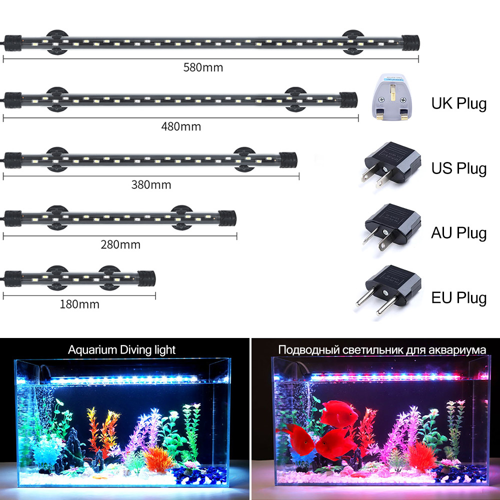 Aquarium Planted Tank Light - 90-260V oświetlenie do akwarium LED wodoodporny
