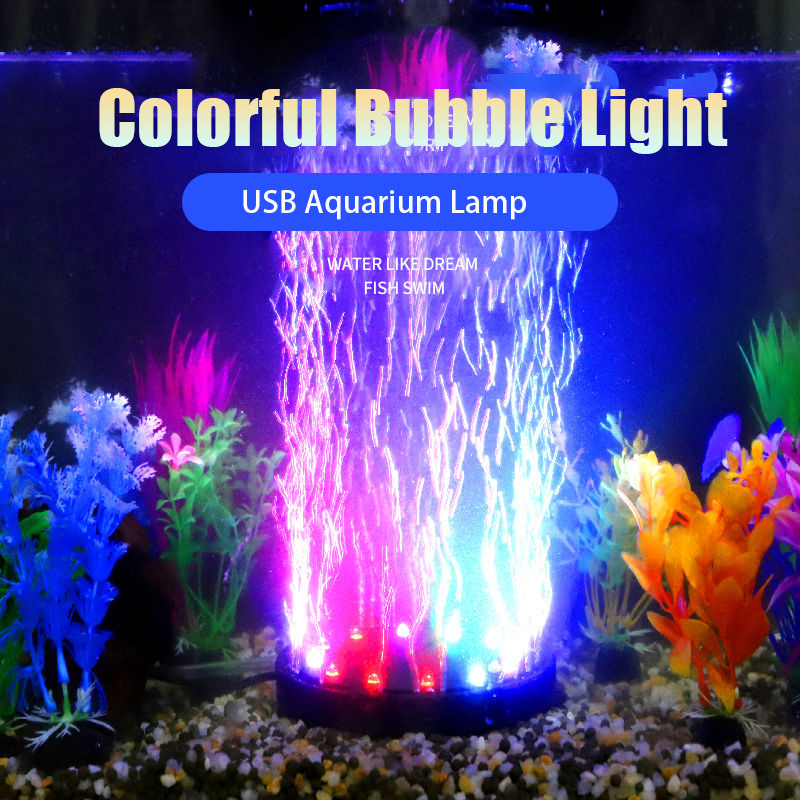 Planted Aquarium Accessories - Akwarium zatapialna lampa z efektem bąbelków