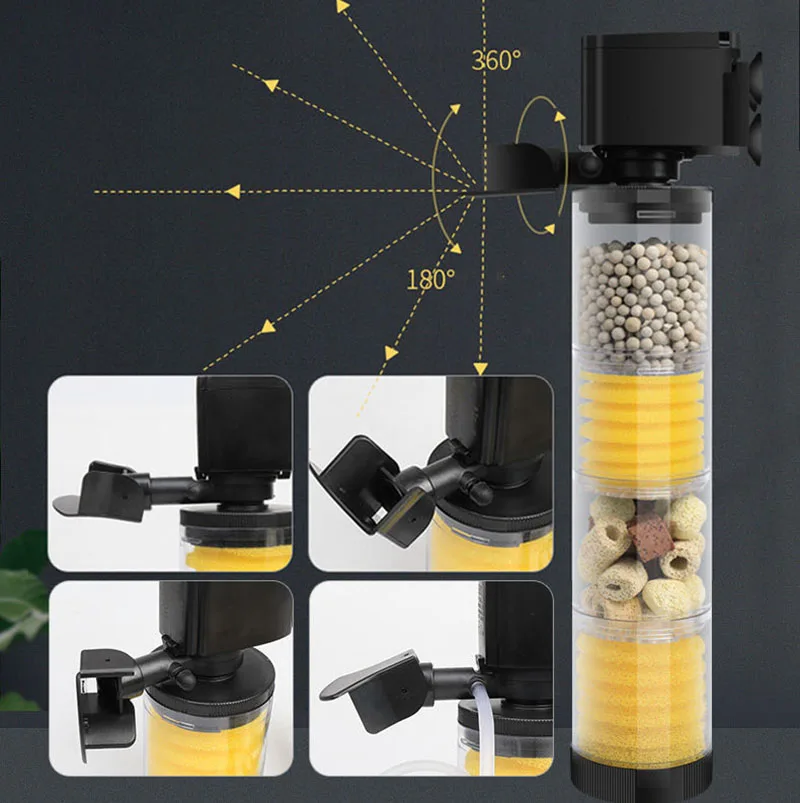 220V 50Hz cichy filtr do akwar – Planted Aquarium Accessories recenzja i cena