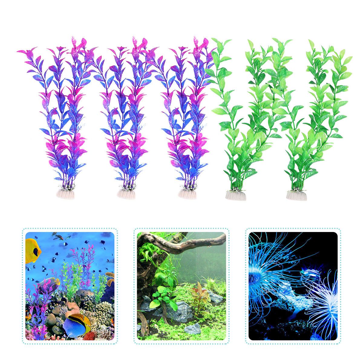 10 sztuk sztucznych roślin wod – Planted Aquarium Maintenance recenzja i cena