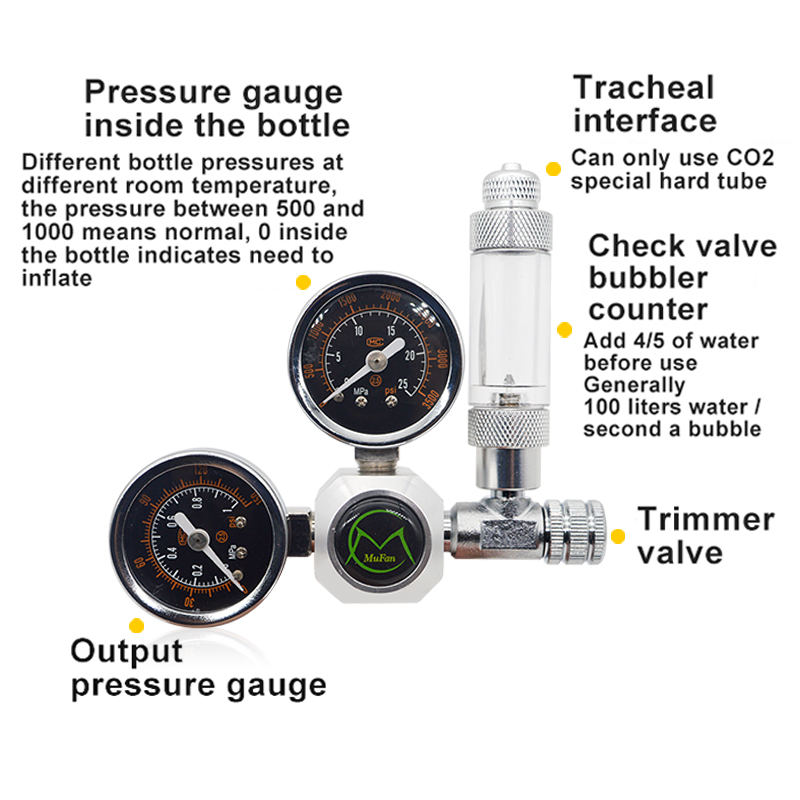 Akwarium regulator CO2 magnety – Planted Aquarium Accessories recenzja i cena