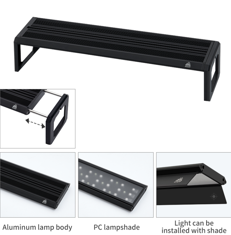 Lampa akwariowa LED RGB UV z s – Aquarium Planted Tank Light recenzja i cena
