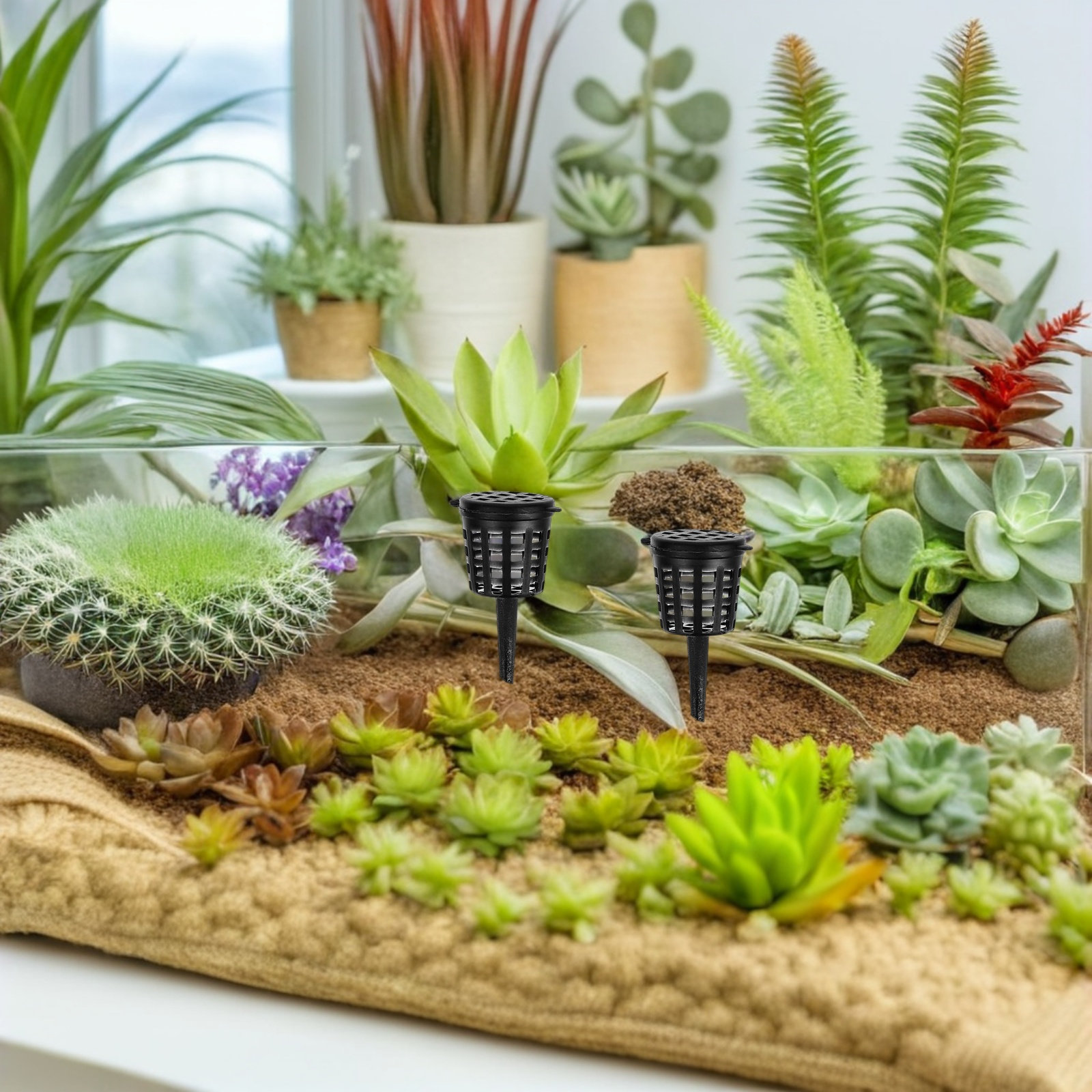 180 szt. plastikowych koszyczk – Aquarium Planted Plants recenzja i cena